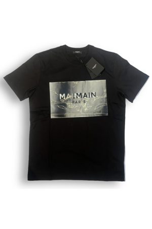 Vintage Men Black T-shirt with Lense logo