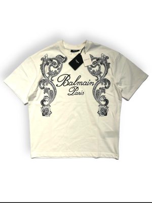 Vintage Men Brand Front Logo T-shirt